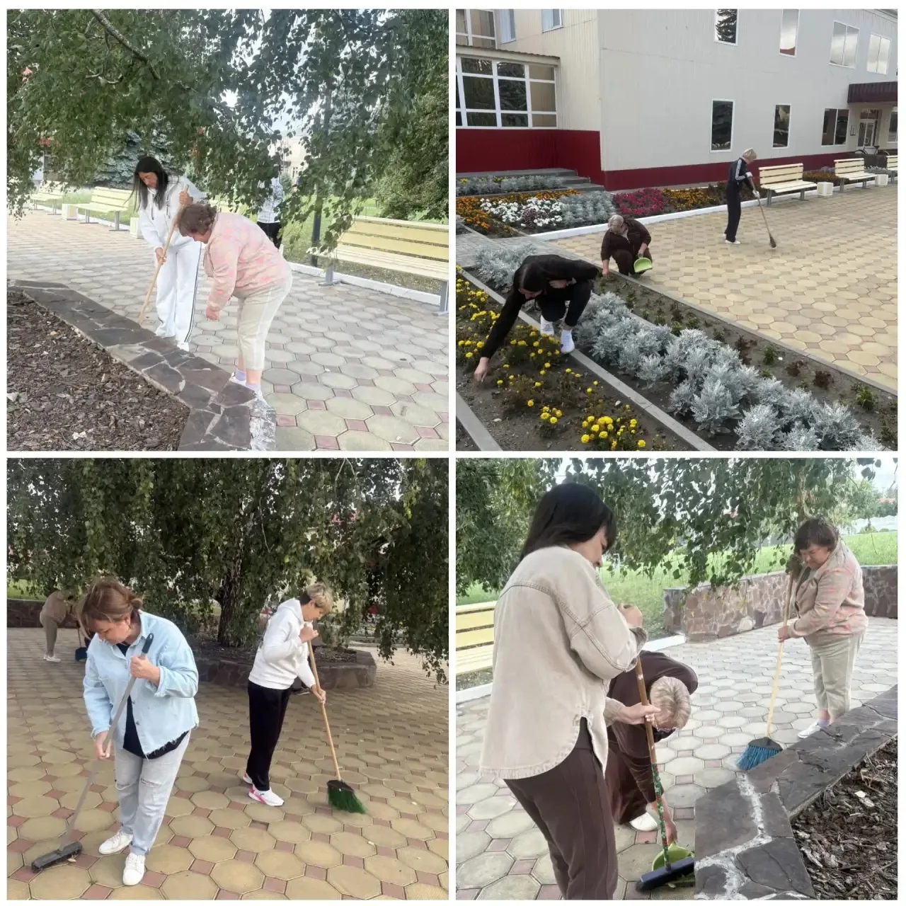 Сегодня сотрудники УСПН Татищевского района  приняли участие в санитарном дне по уборке...