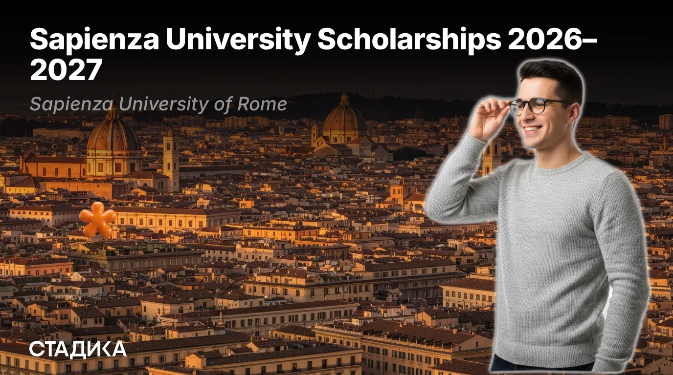 🇮🇹Открыт приём заявок на Sapienza University Scholarships 2026–2027!