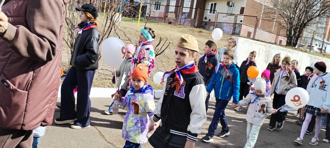 Праздничное настроение и гордость за победу!  Сегодня особенный день для воспитанников детского сада