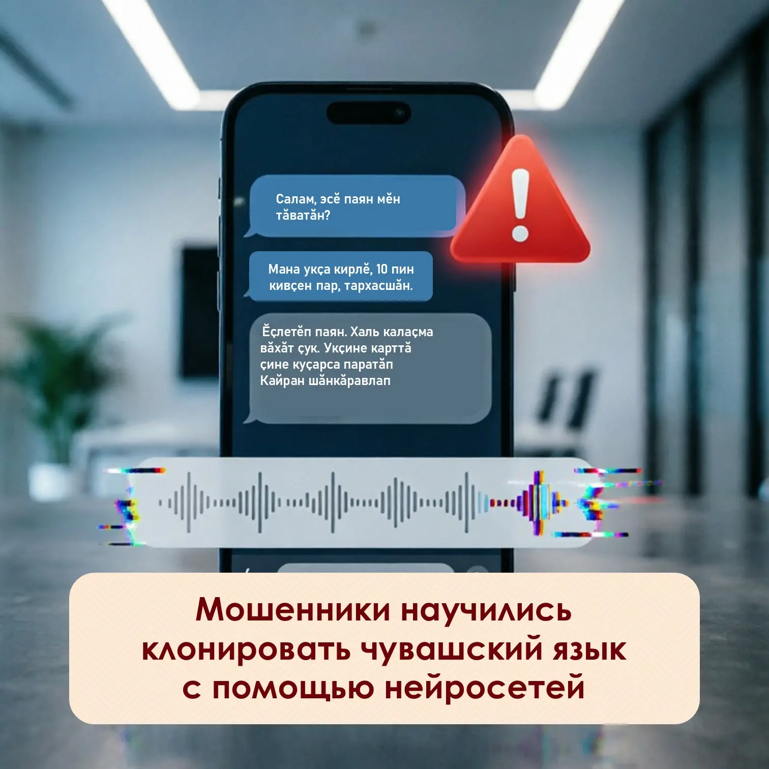 ⚡️Нейросети начали понимать чувашский язык, чем уже пользуются мошенники. Недавно 24-летняя чебоксар