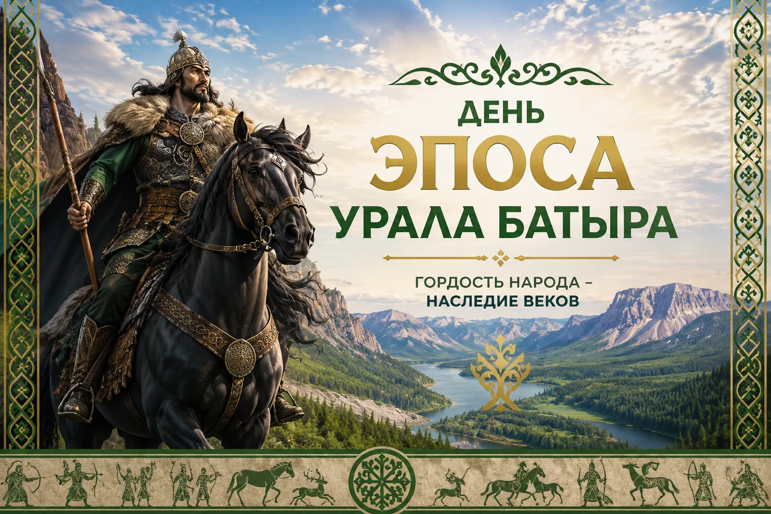 📚✨ Сегодня мы отмечаем День эпоса «Урал батыр»!

✅Ребята познакомились с одним из самых известных и