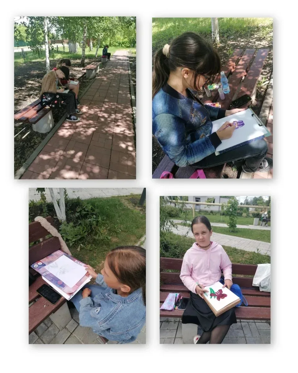 Продолжается работа на пленэре в   р. п. Красный Октябрь , п. Дубки, рпСоколовый .Худож...
