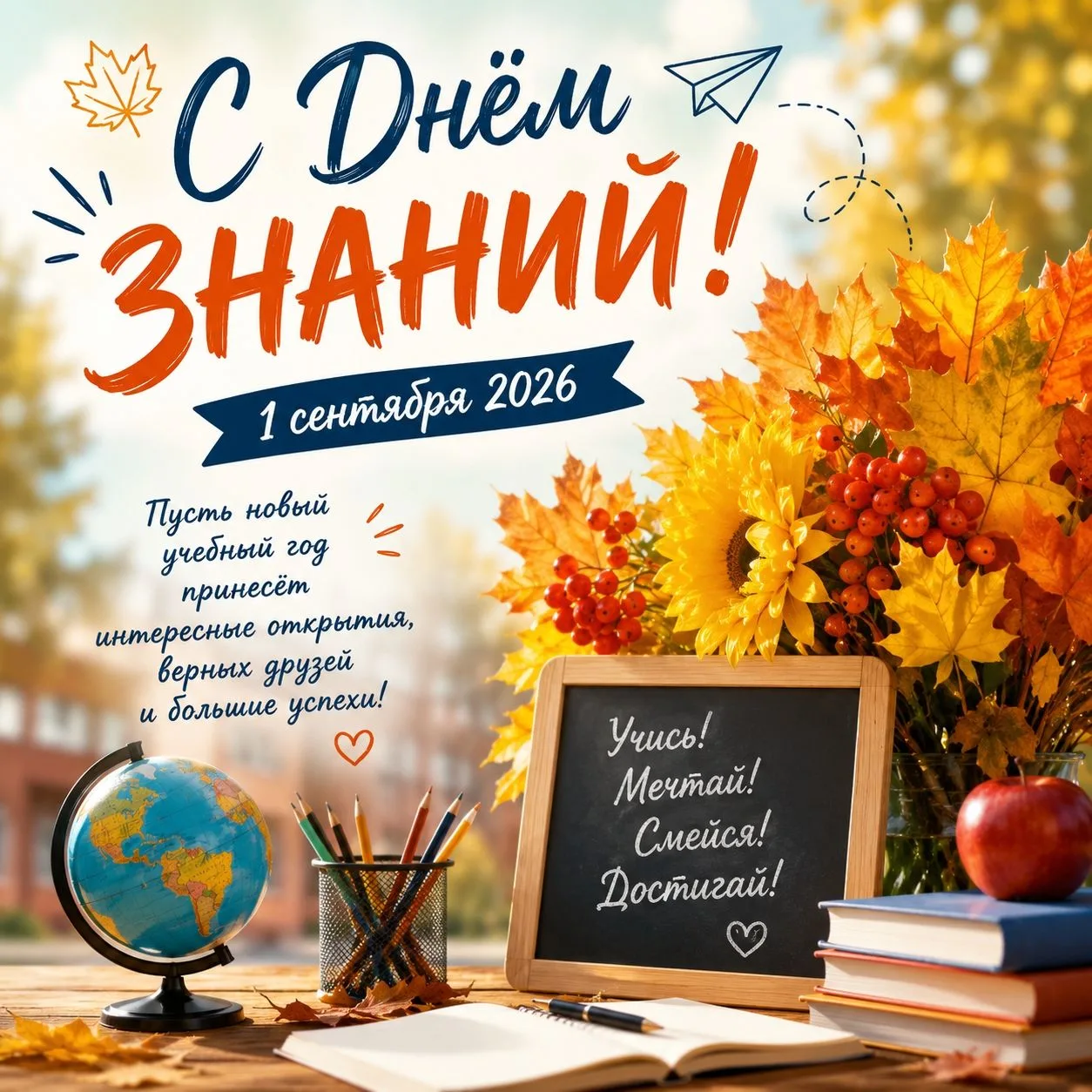 🎉С Днём знаний, дорогие друзья! Сегодня, 1 сентября, вся страна отмечает праздник, кот...