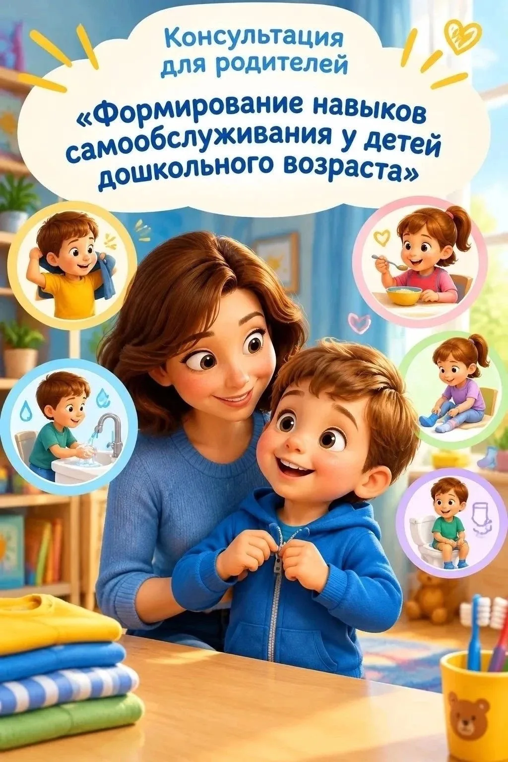 Формирование навыков самообслуживания у детей дошкольного возраста