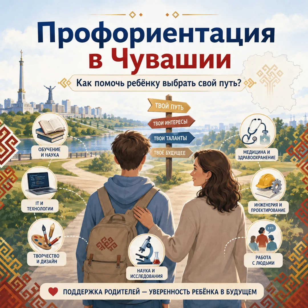 Профориентация в Чувашии: как помочь ребёнку выбрать свой путь?