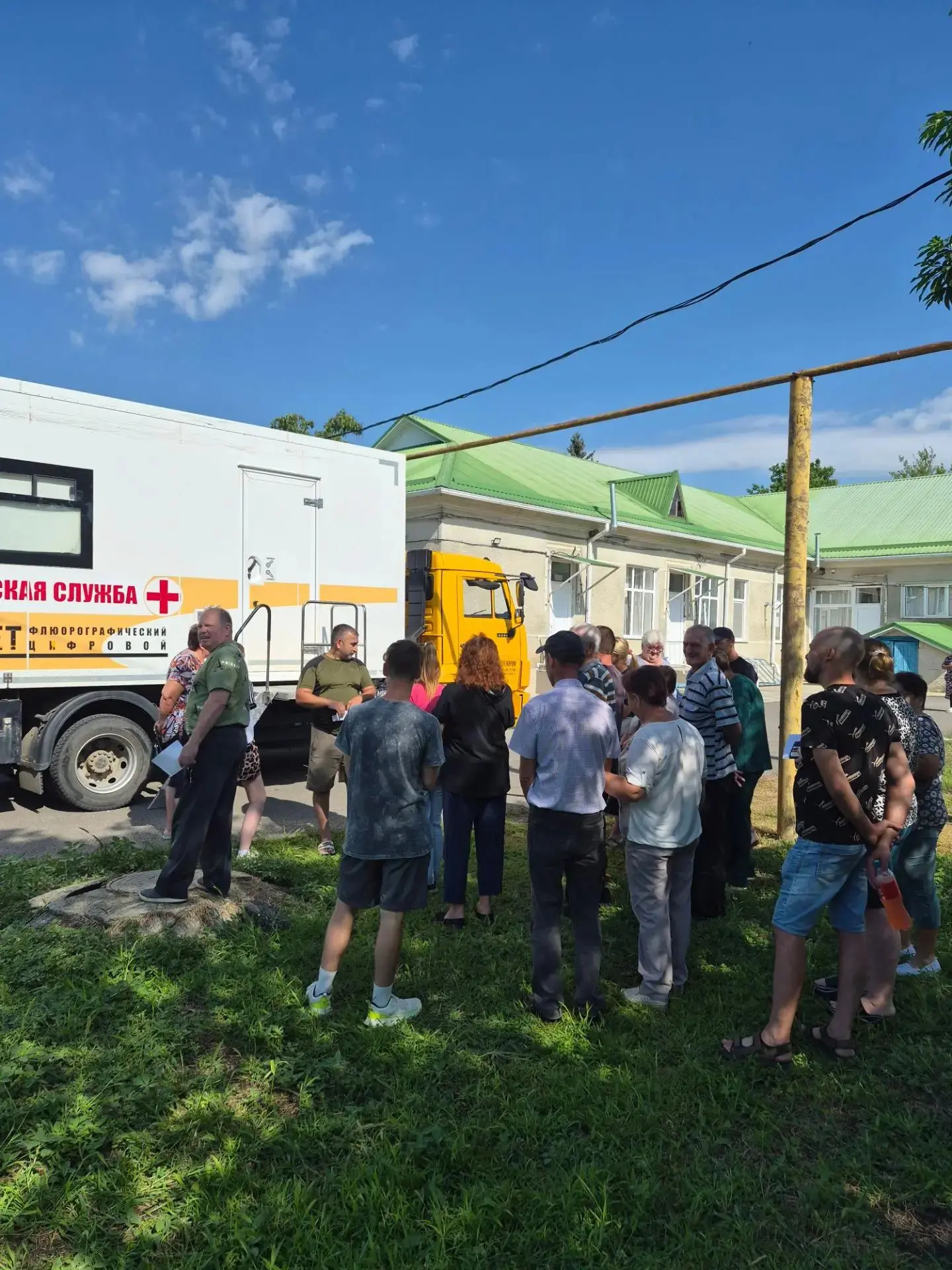 18.07.2026, выездная диспансеризация прошла  в Новоджерелиевской участковой больнице!
🟢   Врачомобщ