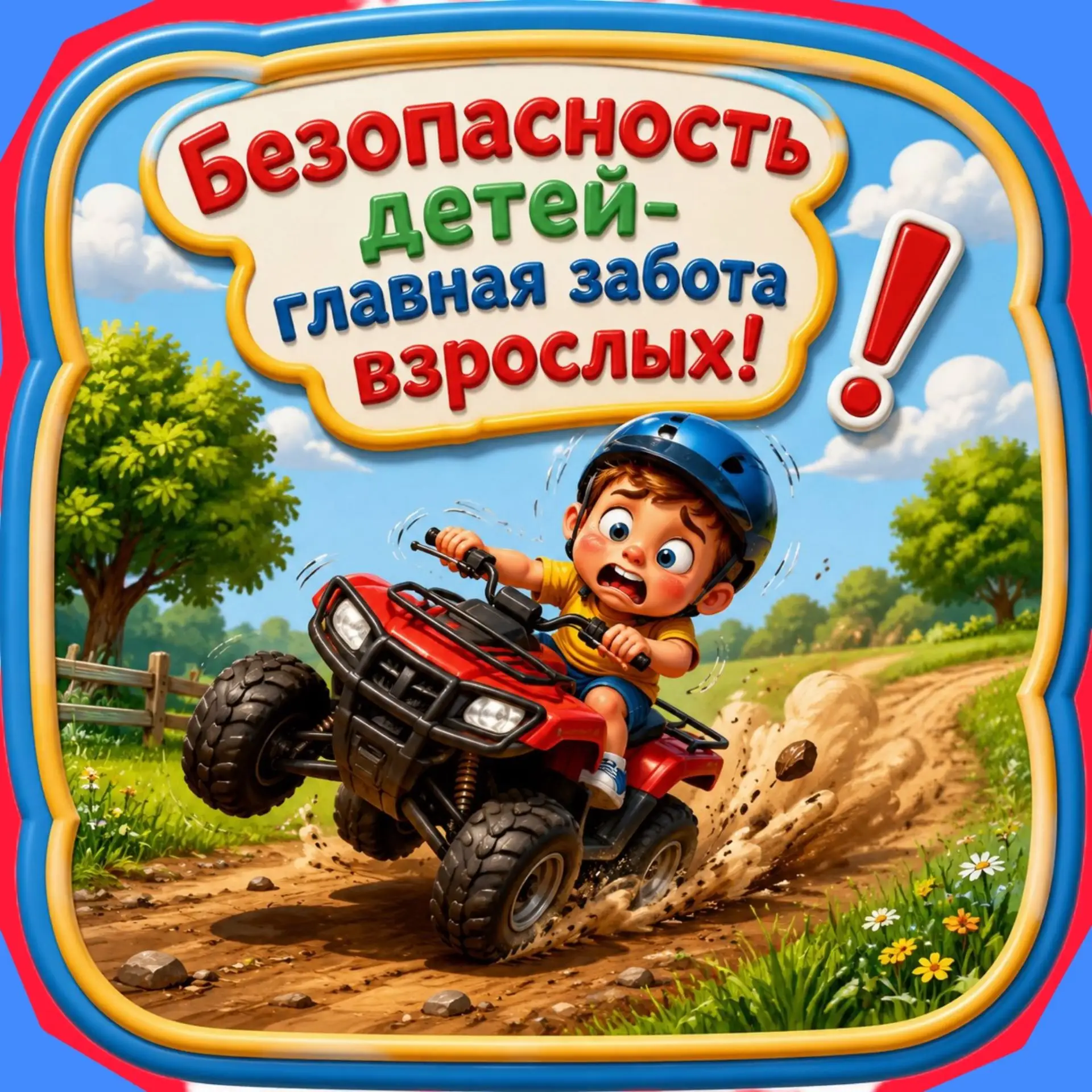 🚨 Родители, минутку внимания! Квадроцикл — это круто или… смертельно опасно? 🚨

🏍️Лето — время др