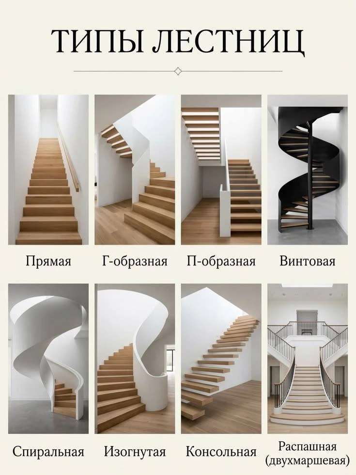 Типы лестниц