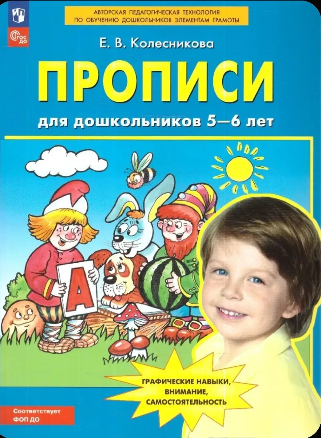 Прописи для дошкольников 5-6 лет. ФГОС ДО | Колесникова Елена Владимировна