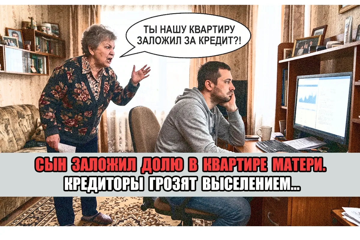 Сын втайне взял кредит под залог моей квартиры. Неужели меня выкинут на улицу?