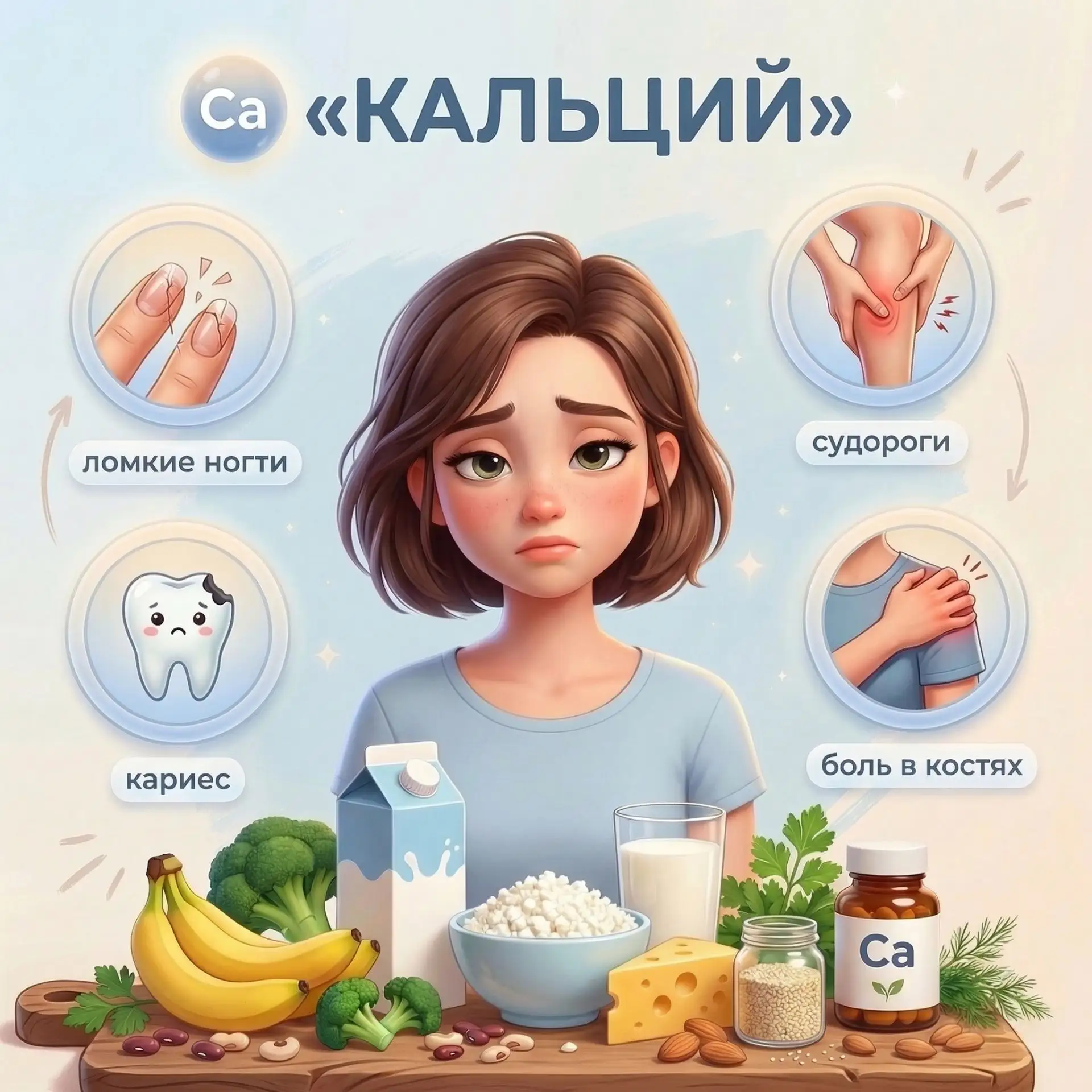 Ранняя седина говорит о недостатке йода. Хроническая усталость и судороги — о дефиците магния  Девоч