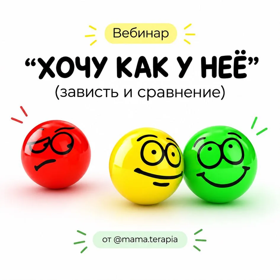 🔥 ВЕБИНАР "ХОЧУ КАК У НЕË (зависть и сравнение)"