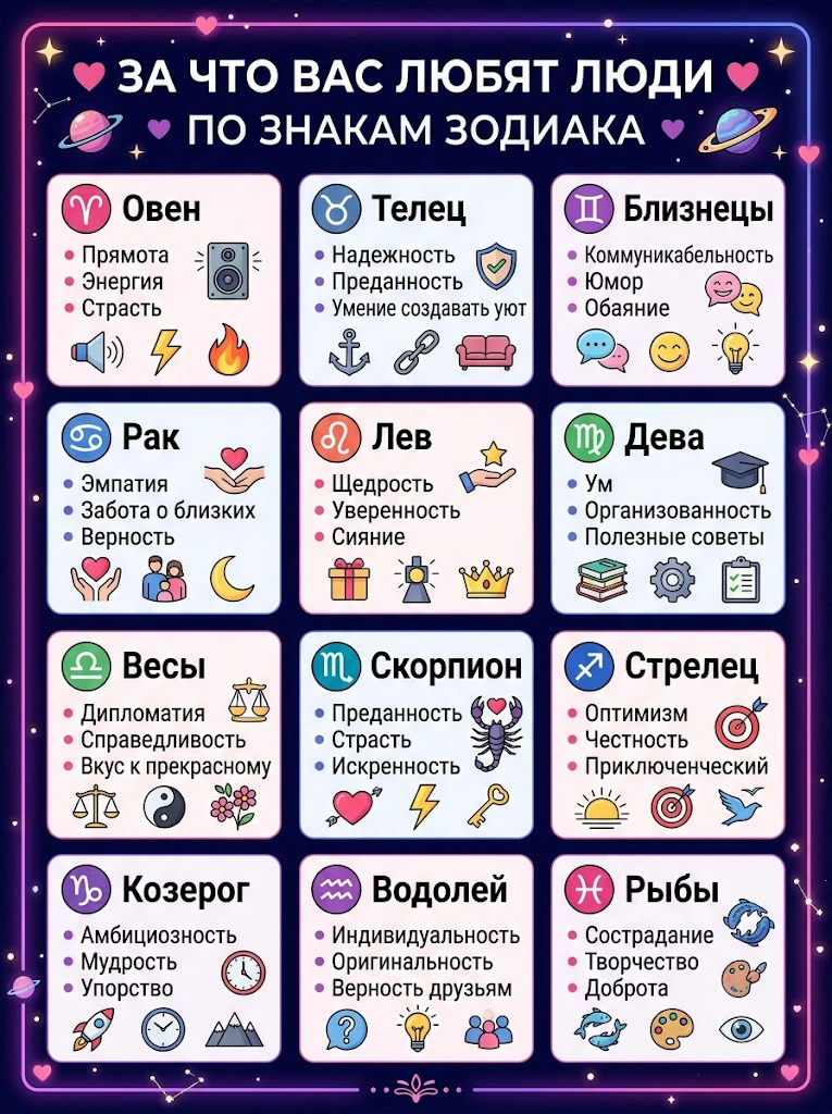 За что вас любят люди ♥️