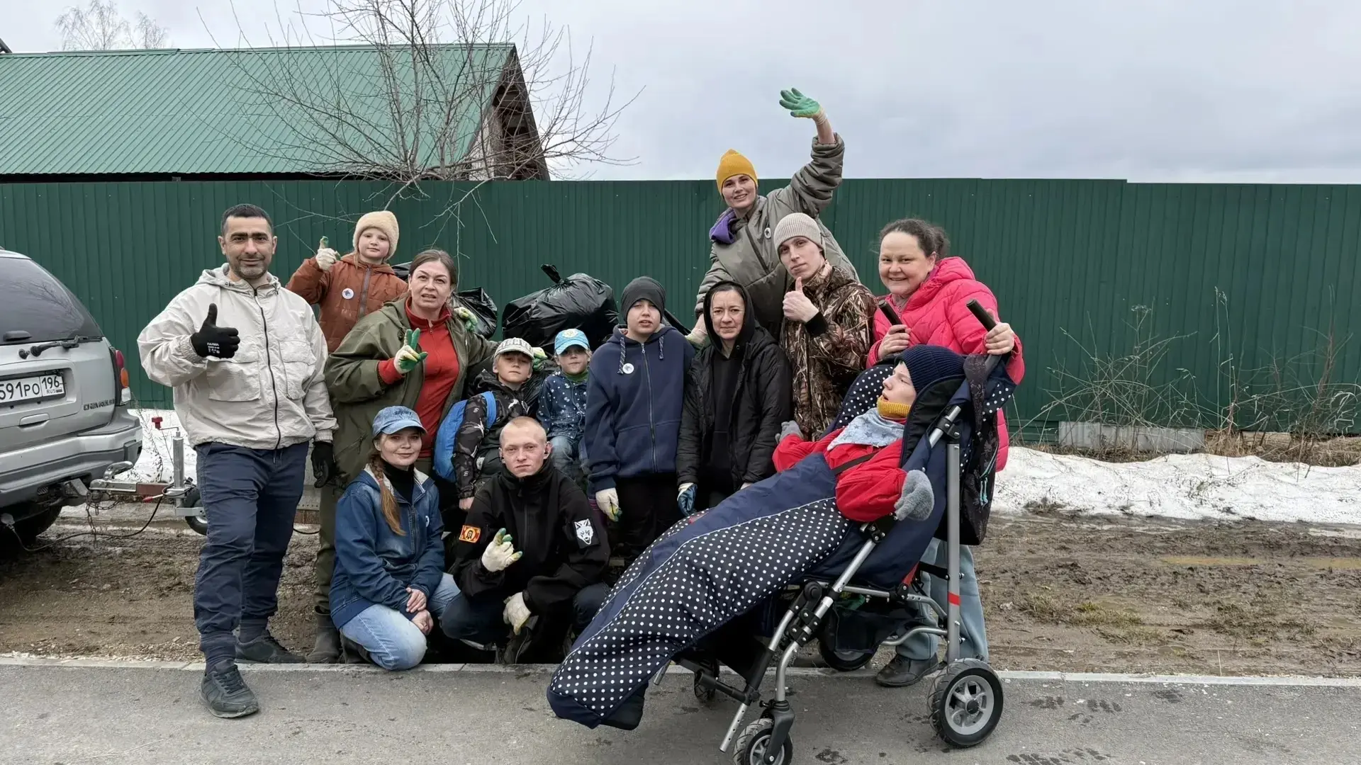 Команда  «Малая Родина» провела субботник  на пешеходной тропинке от ул. Советская в ст...
