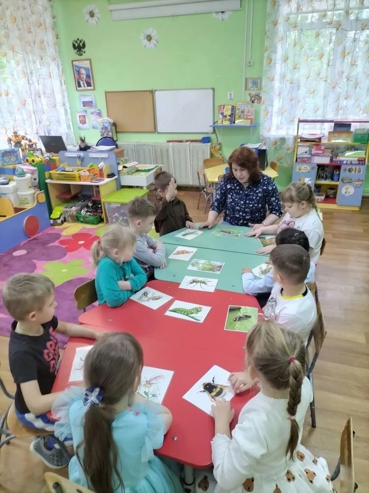 В рамках тематической недели " Насекомые и пауки" в старшей группе "Ромашки" СП "Улыбка" прошло инте