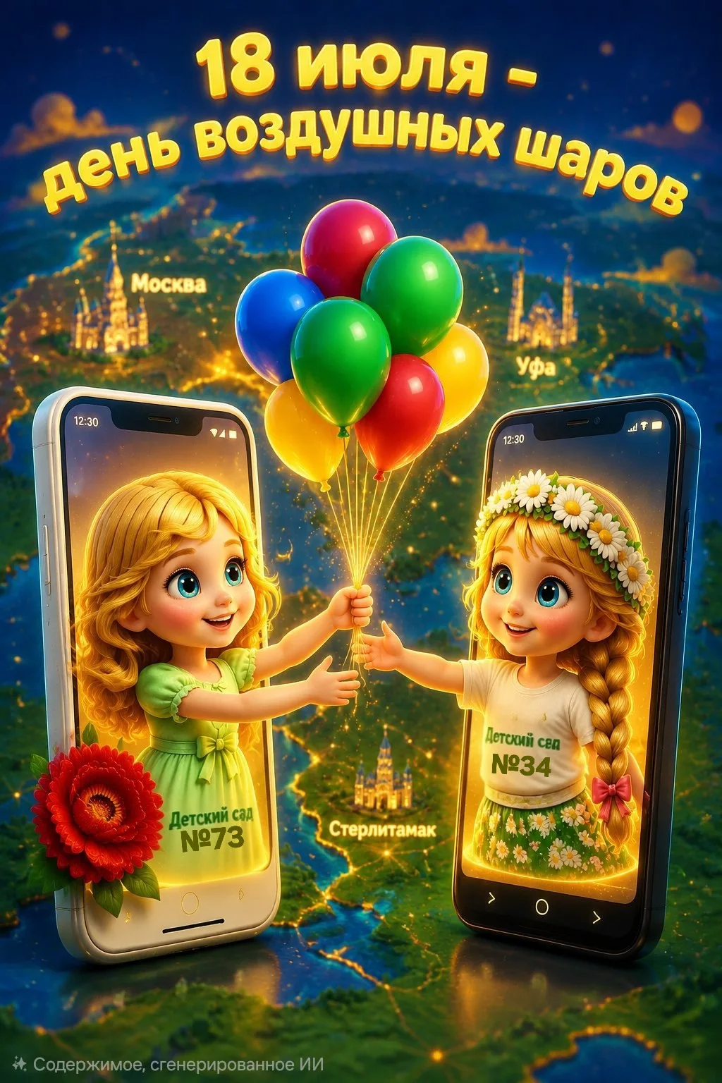 🎈 ДЕНЬ ВОЗДУШНЫХ ШАРИКОВ — ЗАПУСКАЕМ ФЛЕШМОБ! 🎈

18 июля отмечается день воздушных шариков — яркий