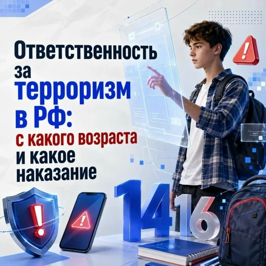 🚫 Терроризм — самое тяжкое преступление, и за него полагается суровое наказание.

В последнее время
