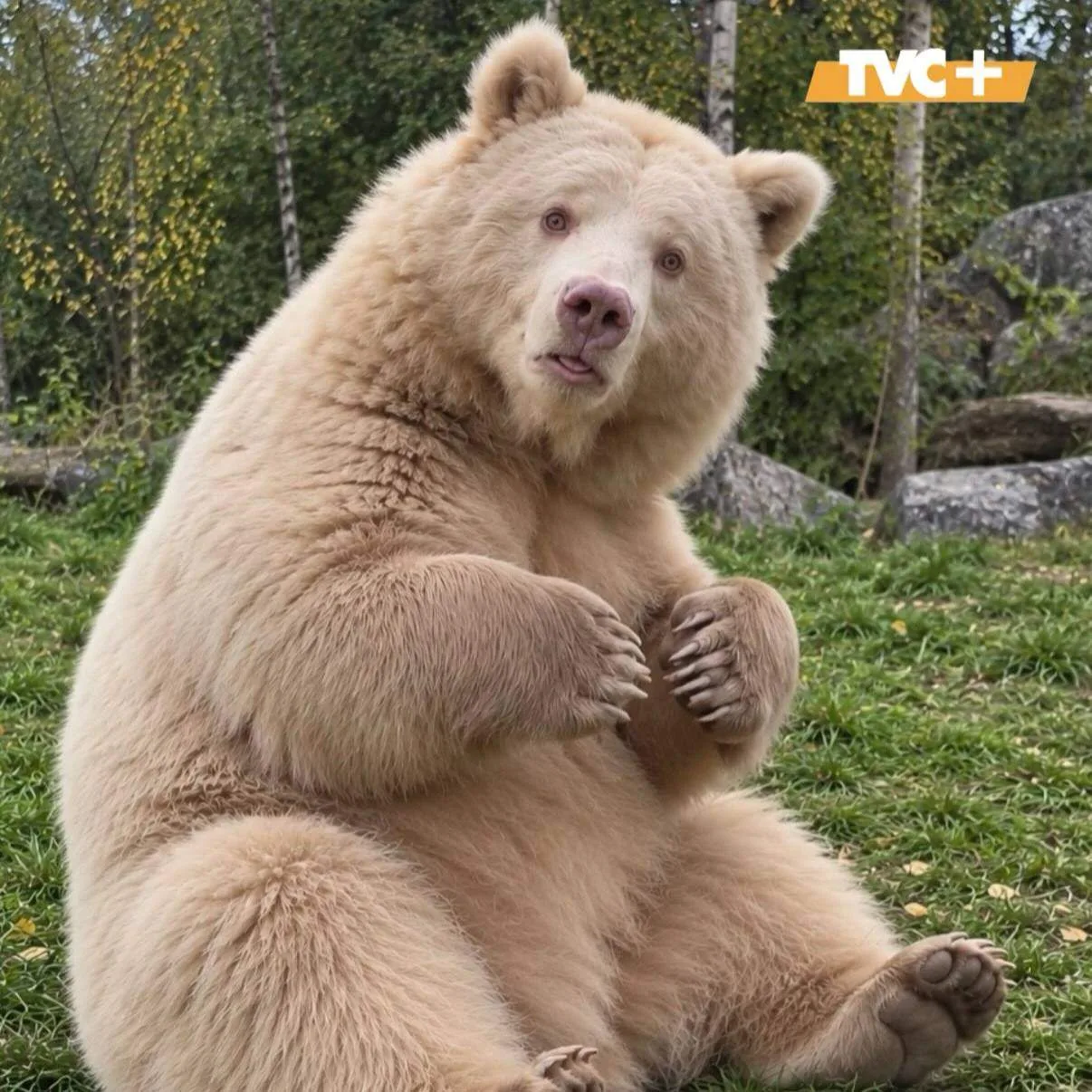 Белая медведица, которая на самом деле бурая
