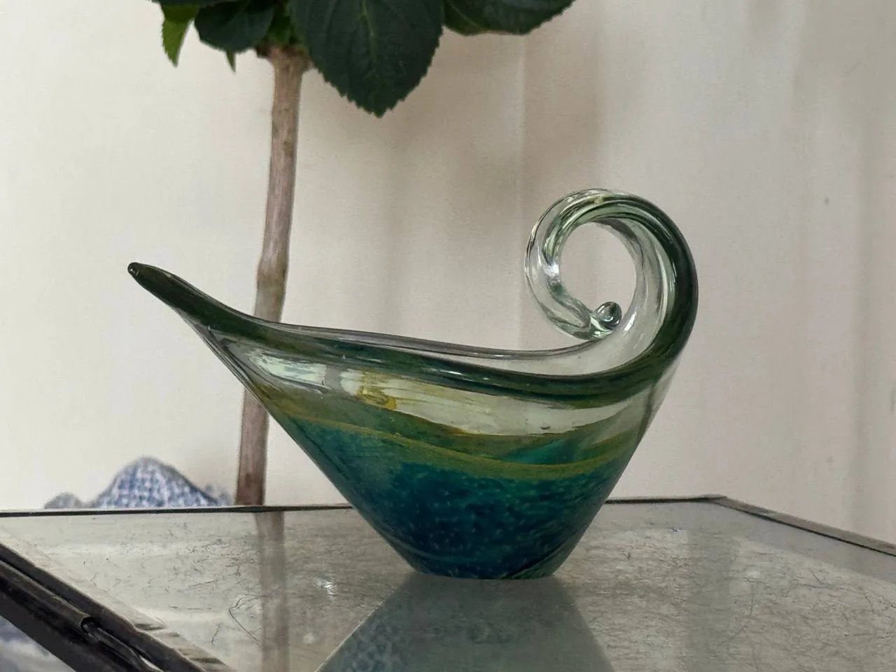 Подсвечник прикроватный цветное стекло Murano 🕯️💚