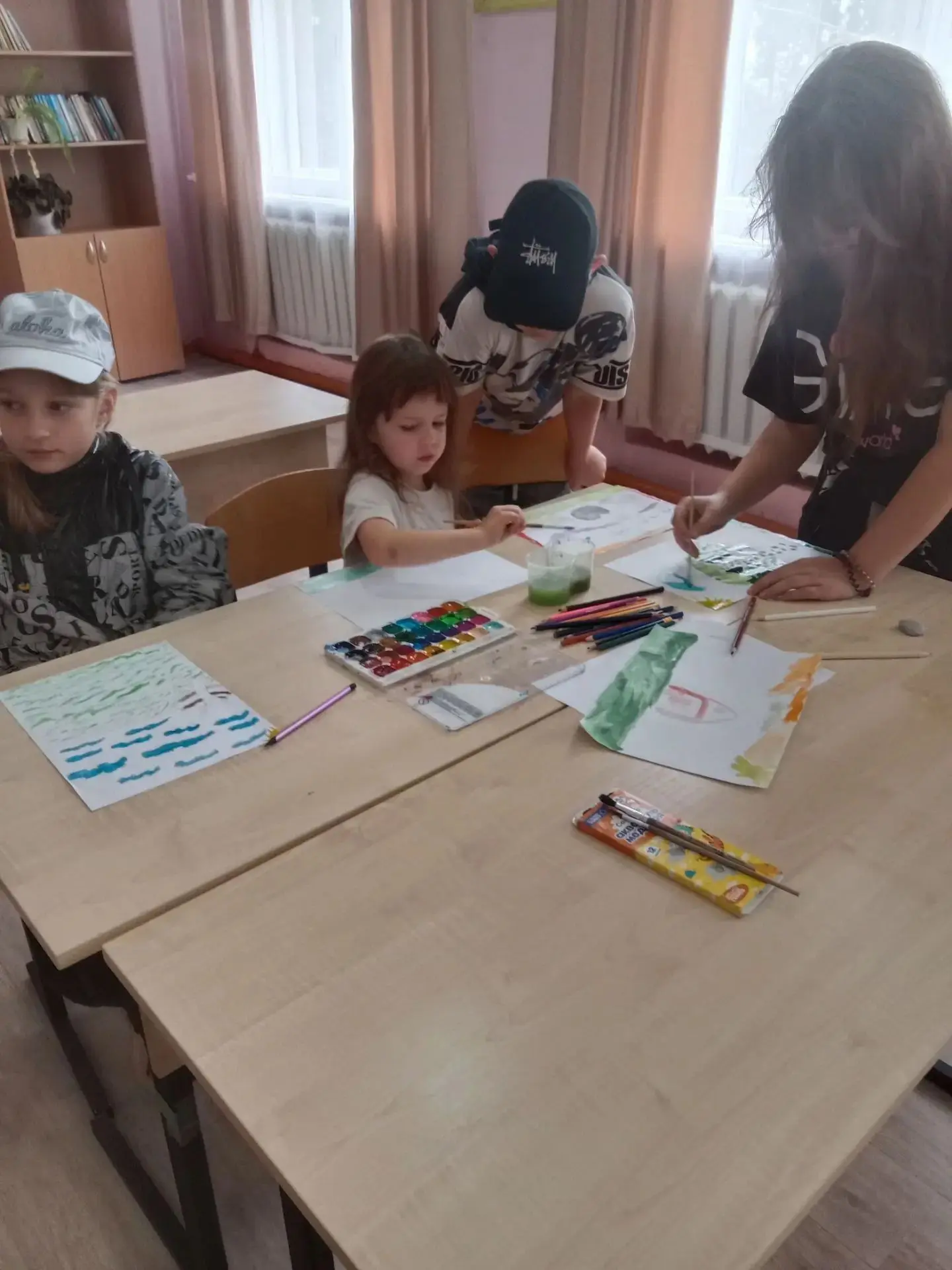 Сегодня в рамках регионального проекта "Марафон детства" в Лопатинской школе прошел кон...