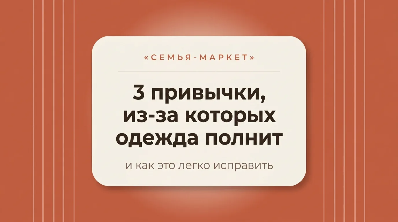 3 привычки, из-за которых одежда полнит (а мы и не замечаем) 💛
1. Прячемся в бесформенное «чтобы ск
