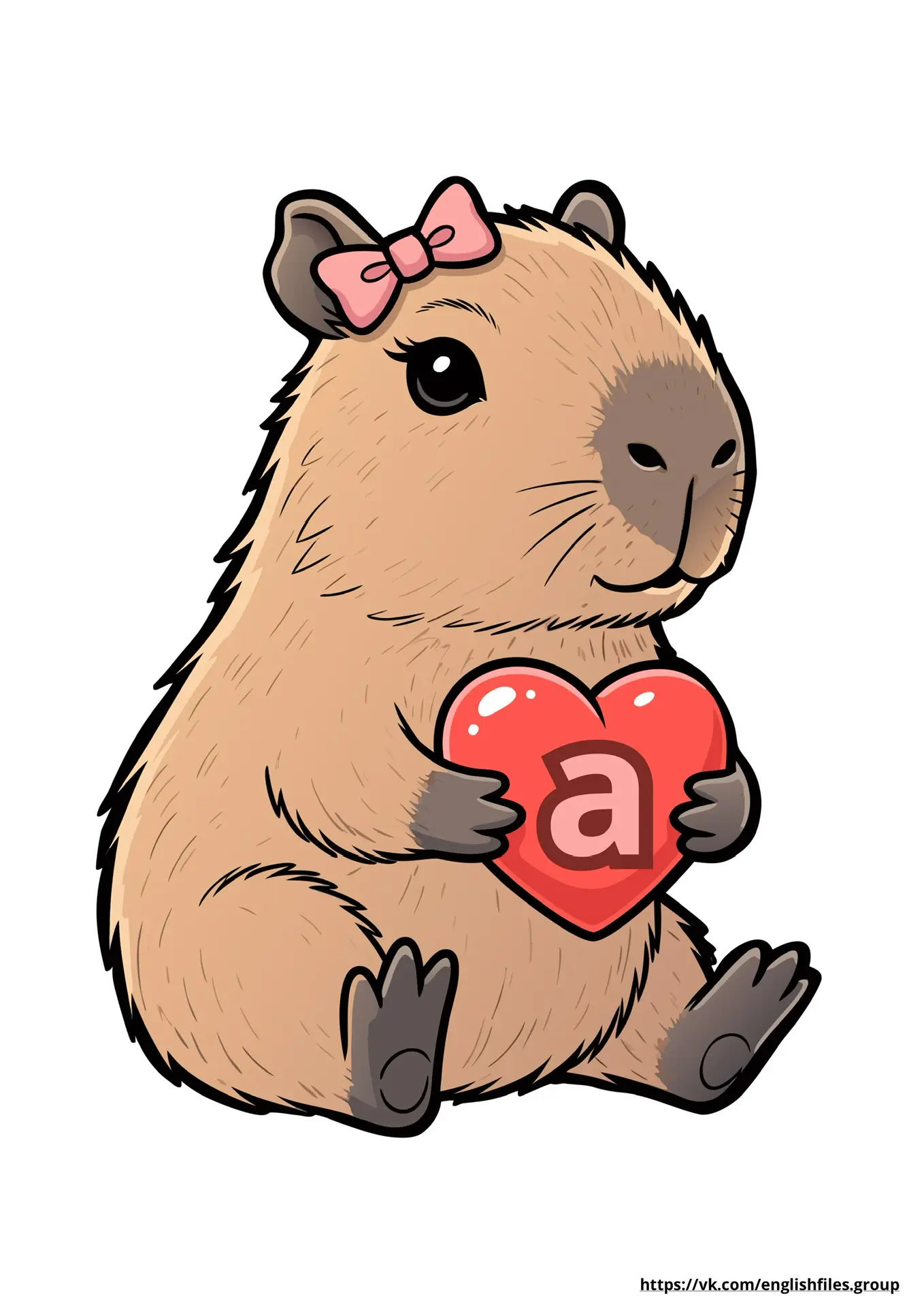 💕🦫Влюбленные капибары-сортер a/an/some👇🏻скачать pdf