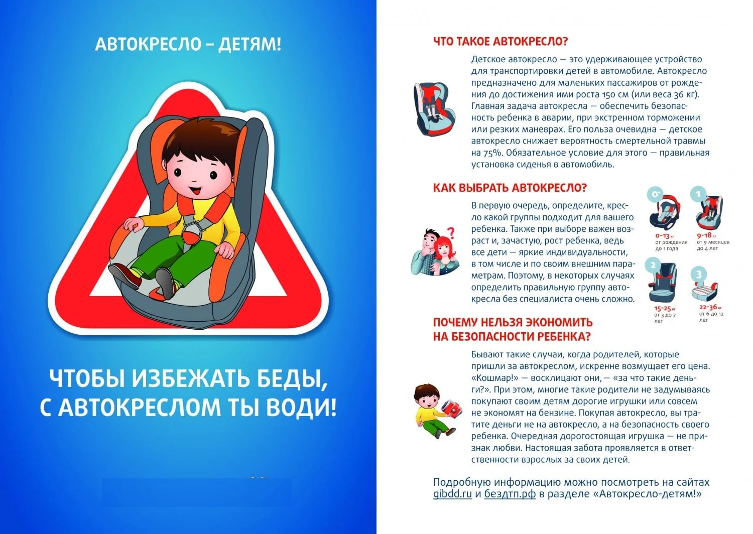 ❗Памятка для родителей ❗

При перевозке ребенка в автомобиле:
• Всегда пристегивайте ребенка и себя 