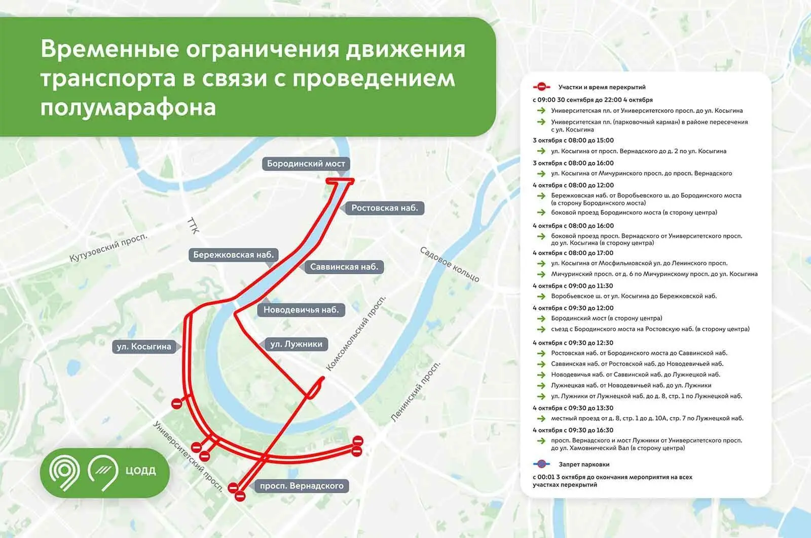 В столице действуют временные перекрытия из-за проведения полумарафона «Моя столица». В...