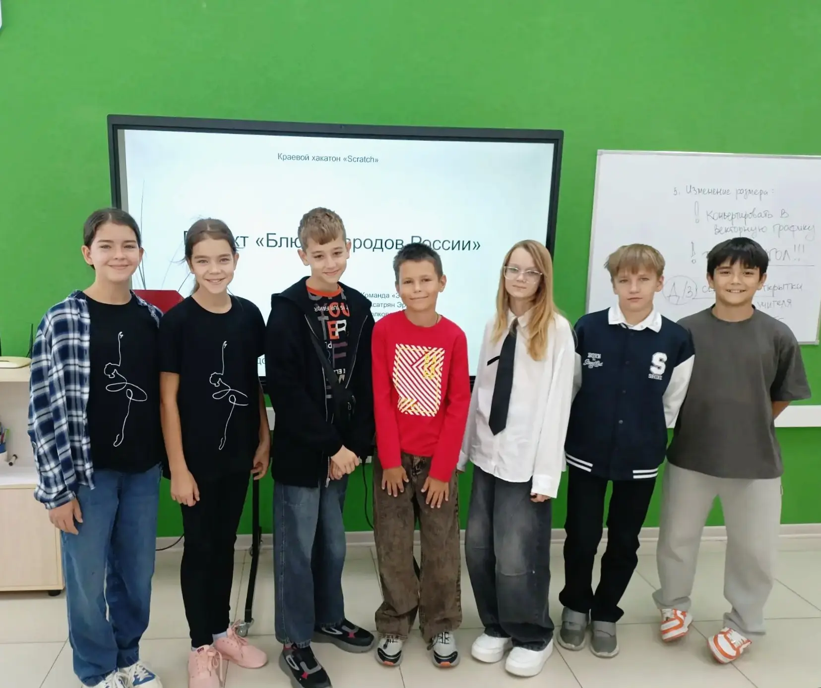 🏆 Краевой хакатон по Scratch: четыре команды, один результат — гордость!