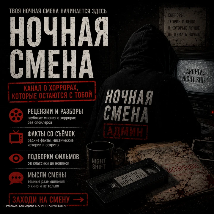 Любишь хорроры не только смотреть, но и обсуждать?
Заходи на смену!

Перейти