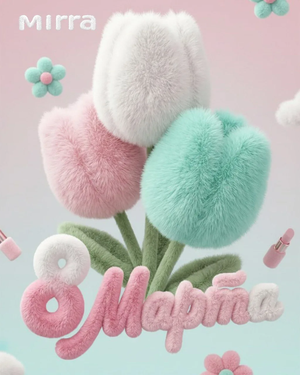 🌷С Международным женским днём, дорогие женщины! 🌷  MIRRA от всей души поздравляет вас с 8 марта — пр