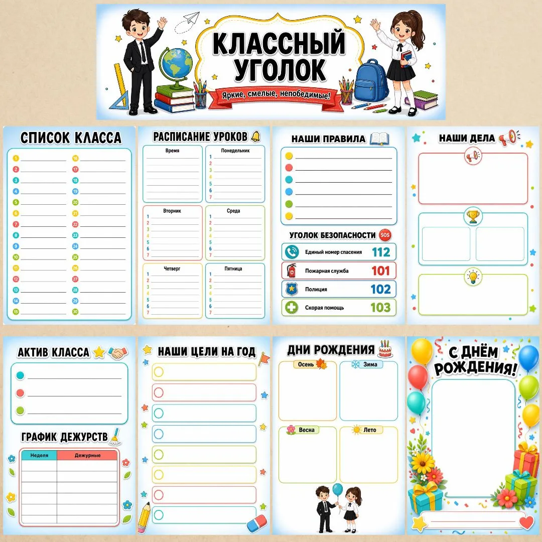 Классный уголок