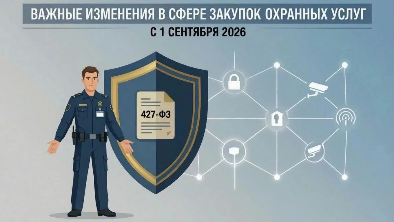 📢 ВАЖНЫЕ ИЗМЕНЕНИЯ В СФЕРЕ ЗАКУПОК ОХРАННЫХ УСЛУГ