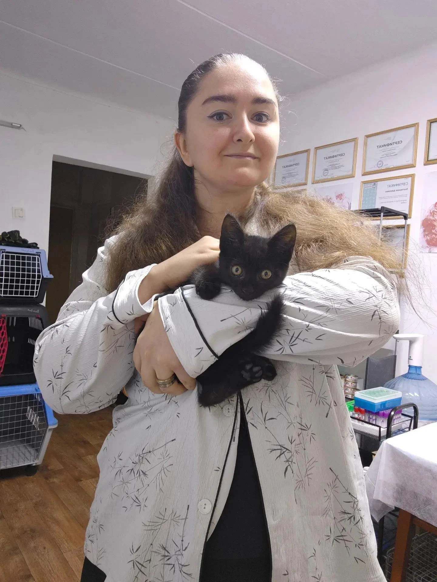 Мы решили усыновить одного из бездомных малышей 🥰