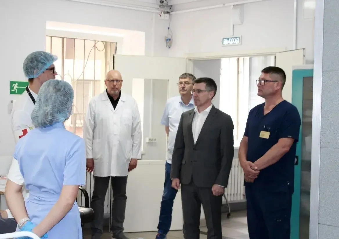 Министр Сергей Дмитриев оценил ход учений в Областной клинической больнице

▫️В Областной клиническо