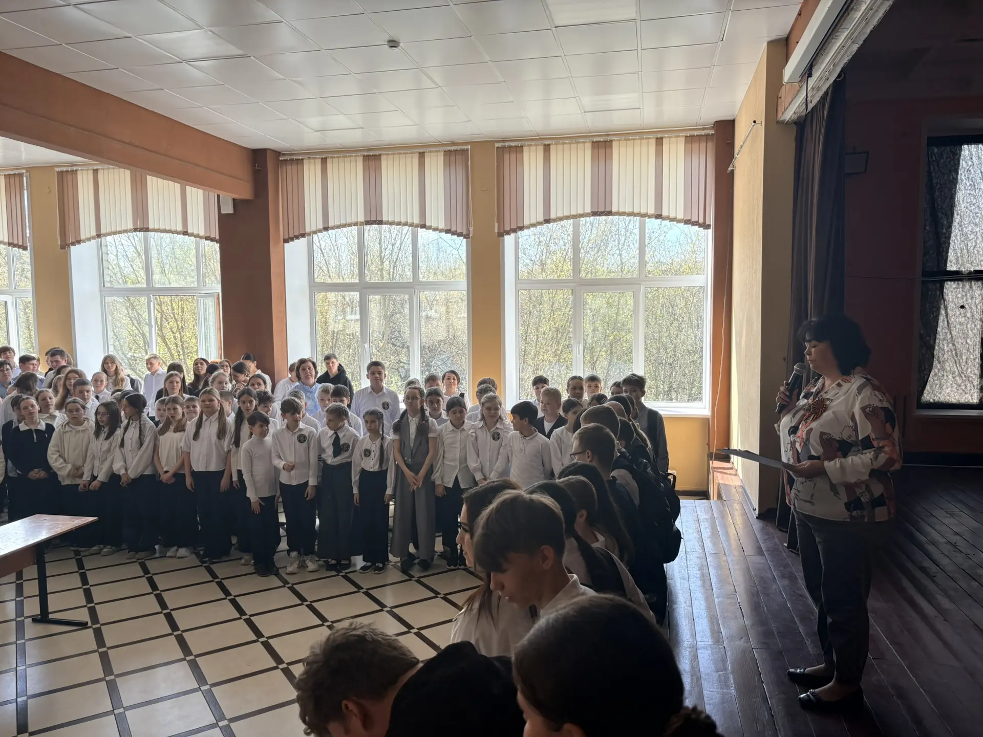 Сердцем к подвигу: в школе стартовала Неделя Памяти 🎖️🕊️  4 мая в нашей школе торжественно открылась