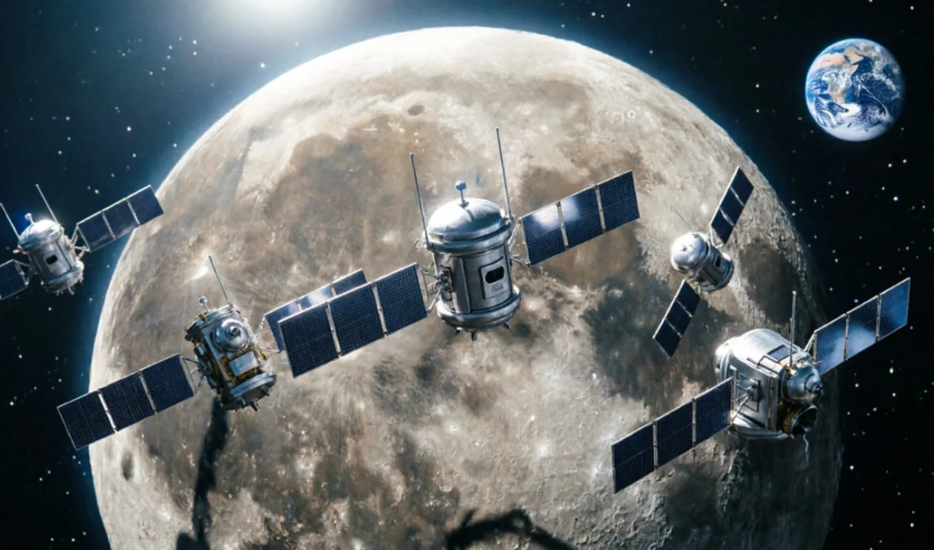 🛰Китай запускает спутниковую сеть между Землей и Луной