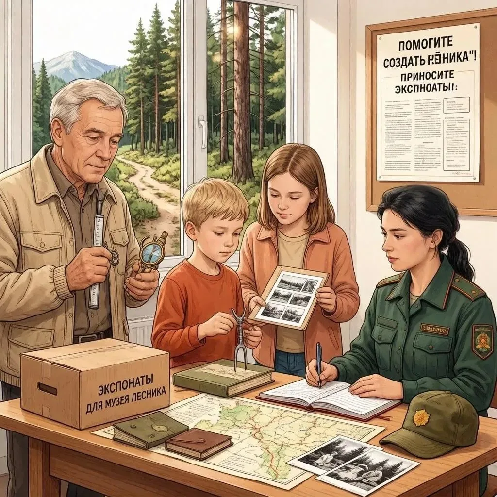 🏕Экспонаты для «Музея лесника» принимают от сахалинцев

Жителям региона предлагают принять участие 