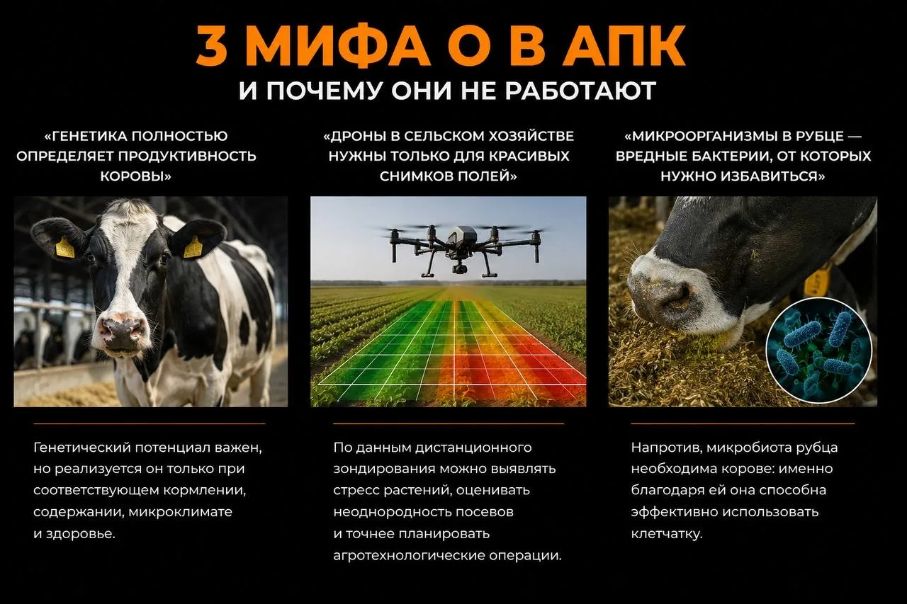 3 распространённых мифа о современных агротехнологиях