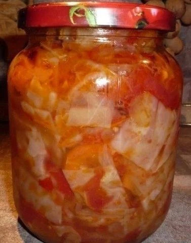 САЛАТ ИЗ КАПУТЫ "ЗИМНИЙ"