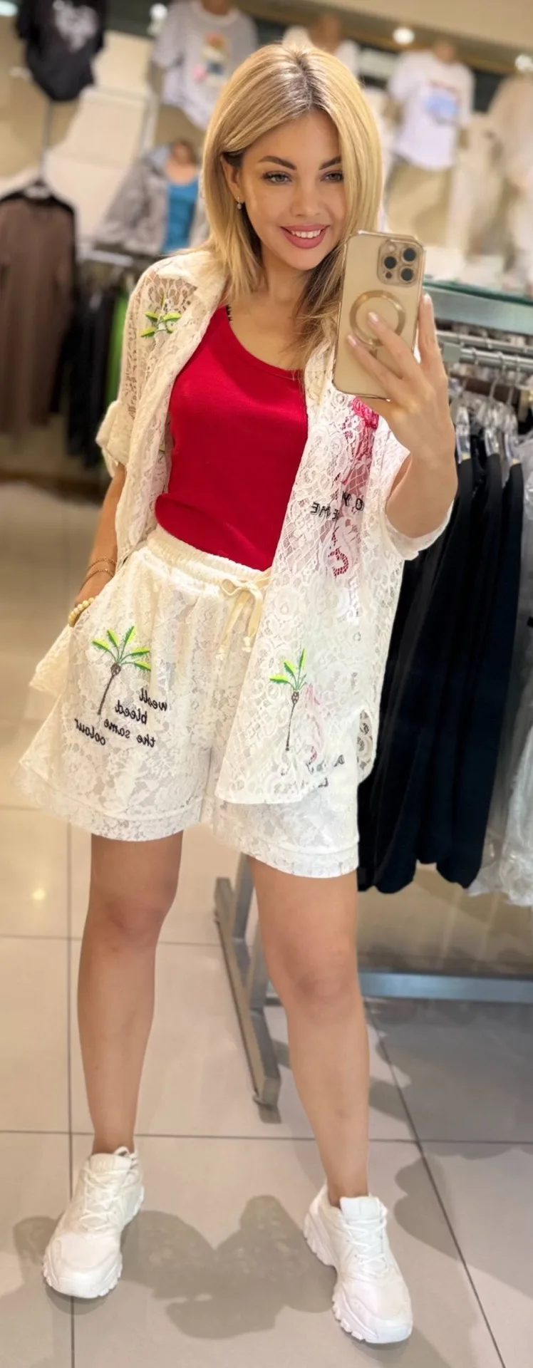Кружевной костюм с шортами J-clair 🇮🇹
