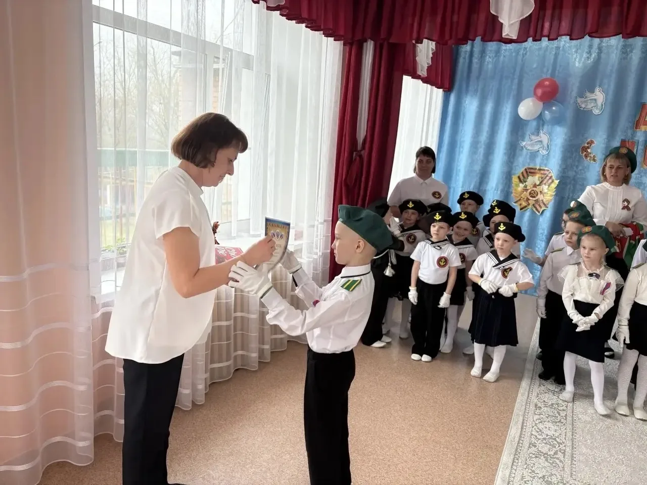 Прошёл праздник "Песни и строя", Посвящённый Дню Победы.