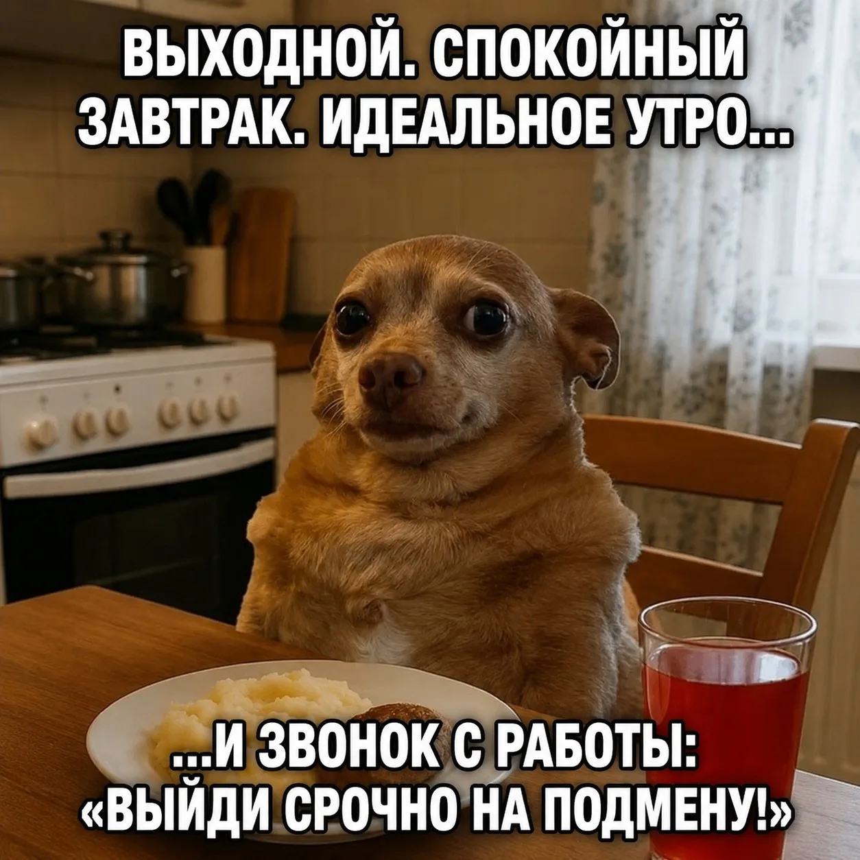 Тот самый звонок, который стирает все планы за 3 секунды 😂