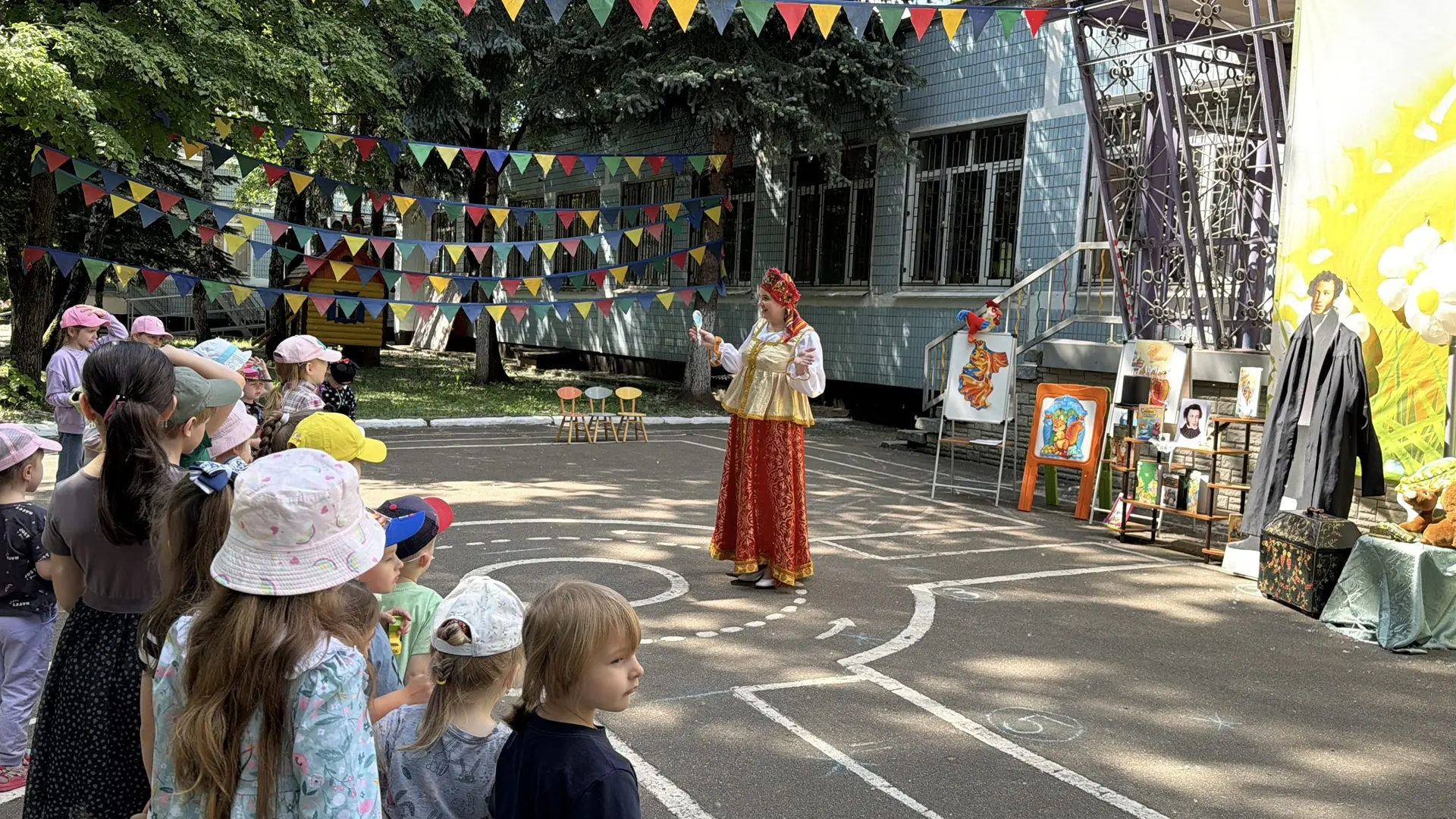 📚 Сегодня в дошкольном отделении МБОУ СОШ 5 прошёл тематический день, посвящённый русскому языку. ☝