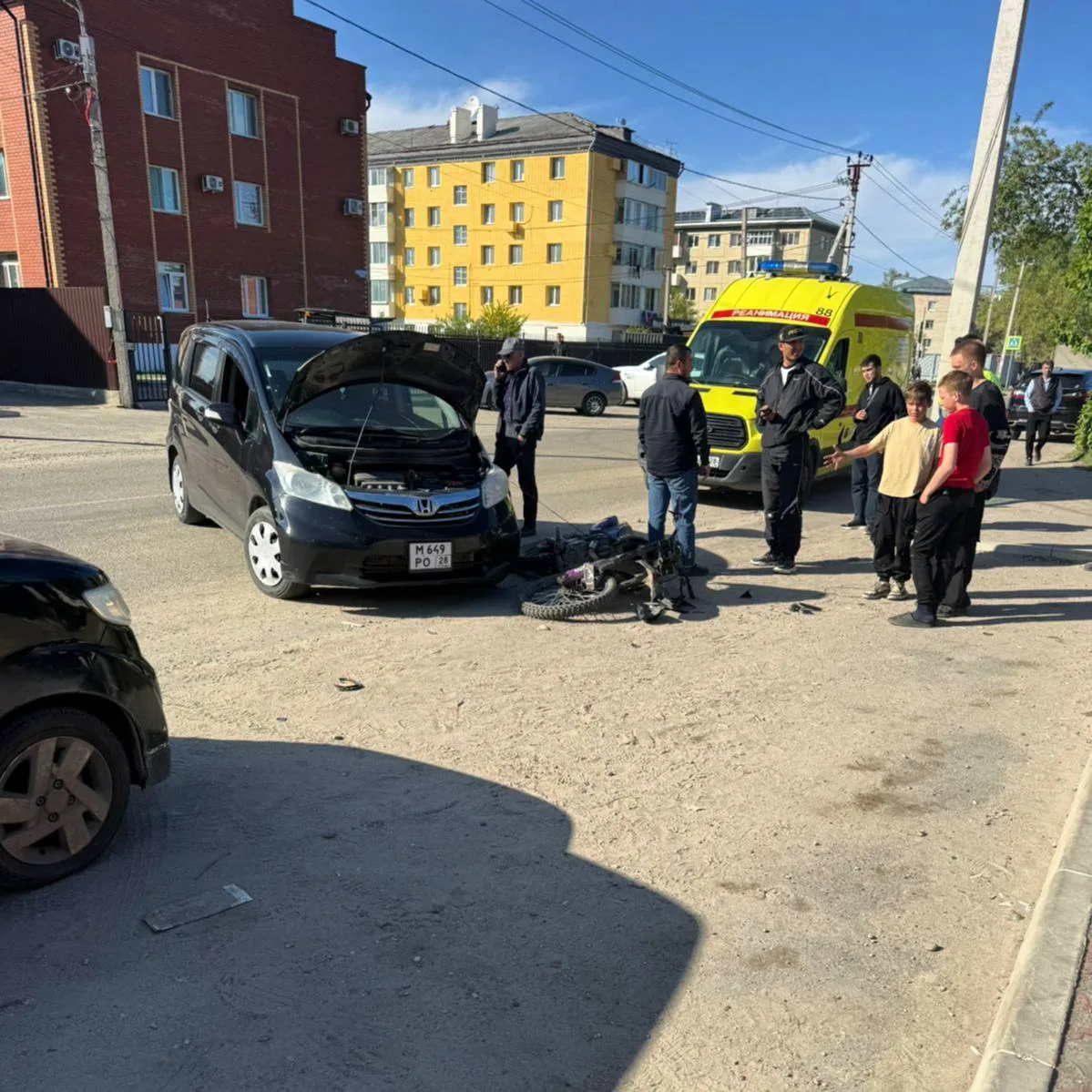 В Свободном по улице Малиновского произошло серьёзное ДТП с участием несовершеннолетнего.  По предва
