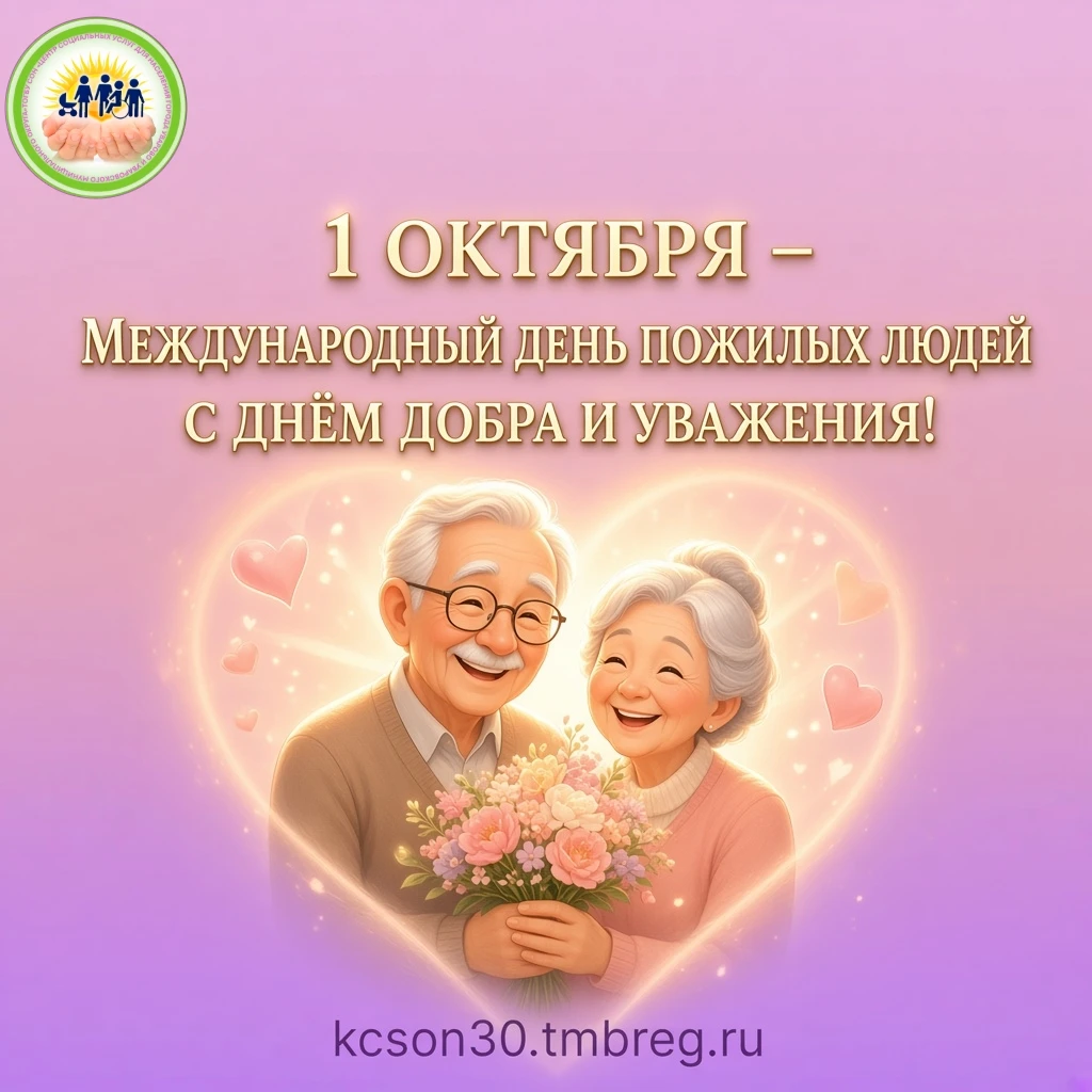 📆 1 октября — Международный день пожилых людей и День добра и уважения!
