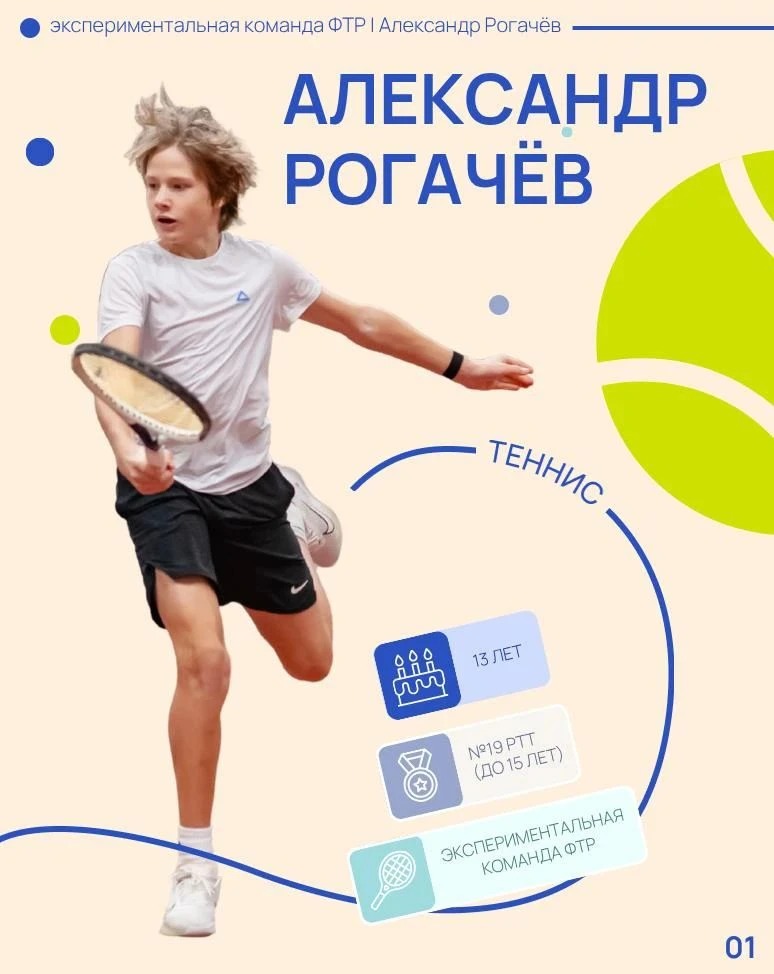 Новый рассказ об участнике «Экспериментальной команды ФТР-2026» 🎾