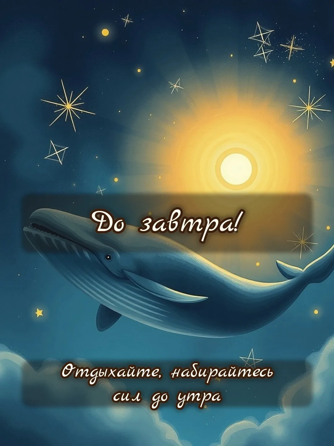 ✨ До завтра! Отдыхайте, набирайтесь сил до утра.