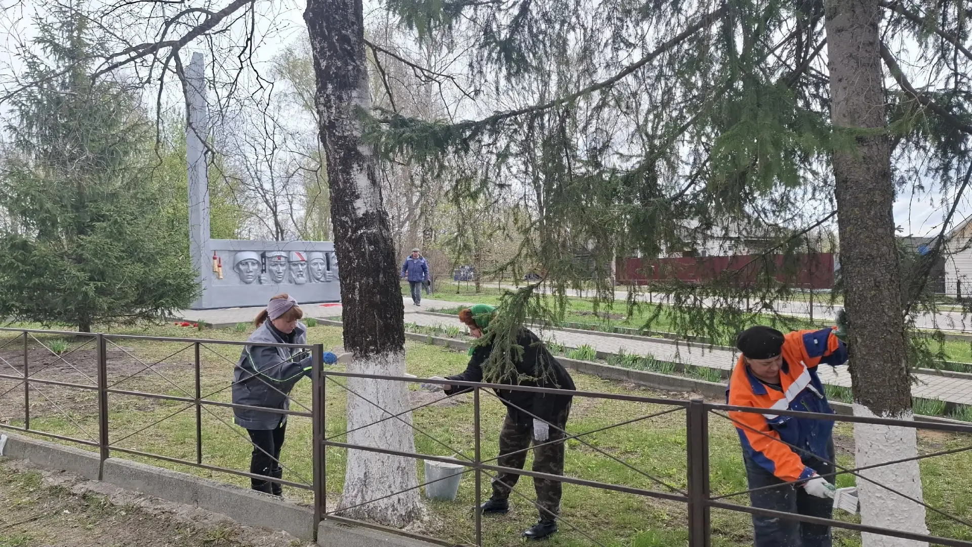 💫В преддверии Дня Победы на мемориальном комплексе "Речечка" и в населенных пунктах района проводитс