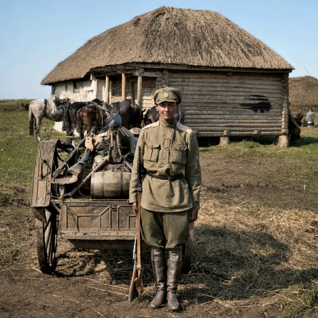 Ефрейтор Маргарита фон Дервиз (урождённая Лопухина). Участвовала в Белом движении: упом...